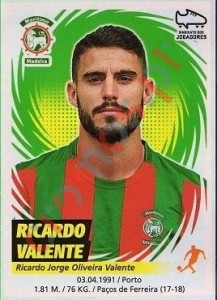 151 Ricardo Valente – Futebol 2018-2019 Panini