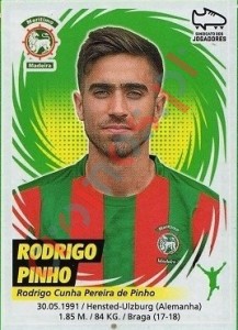 154 Rodrigo Pinho – Futebol 2018-2019 Panini
