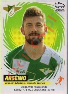 168 Arsénio – Futebol 2018-2019 Panini