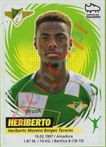 170 Heriberto – Futebol 2018-2019 Panini