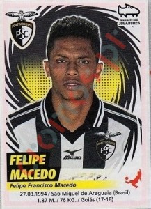 193 Felipe Macedo – Futebol 2018-2019 Panini