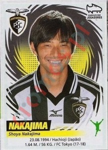 203 Shoya Nakajima – Futebol 2018-2019 Panini