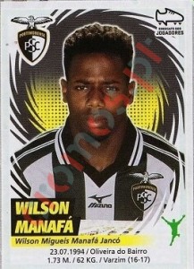 204 Wilson Manafá – Futebol 2018-2019 Panini