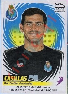 206 Iker Casillas – Futebol 2018-2019 Panini