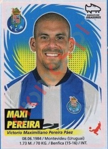 210 Maxi Pereira – Futebol 2018-2019 Panini
