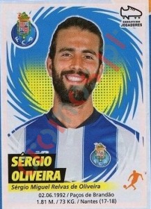215 Sérgio Olieira – Futebol 2018-2019 Panini