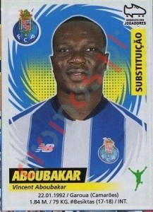 222bis Vincent Aboubakar – Futebol 2018-2019 Panini