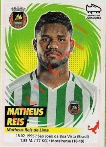 247 Matheus Reis – Futebol 2018-2019 Panini