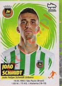 252 João Schmidt – Futebol 2018-2019 Panini
