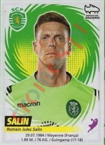 276 Romain Salin – Futebol 2018-2019 Panini