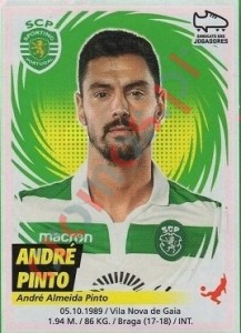 279 André Pinto – Futebol 2018-2019 Panini