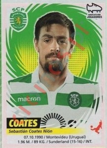 280 Sebastian Coates – Futebol 2018-2019 Panini