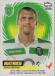 281 Jérémy Mathieu – Futebol 2018-2019 Panini