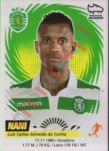 288 Nani – Futebol 2018-2019 Panini