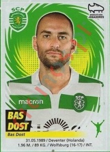 291 Bas Dost – Futebol 2018-2019 Panini