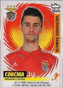 390 Sebastien Corchia (Benfica) – Futebol 2018-2019 Panini
