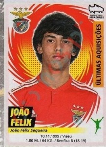 393 João Félix (Benfica) – Futebol 2018-2019 Panini