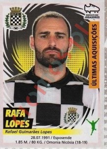 394 Rafa Lopes (Boavista) – Futebol 2018-2019 Panini