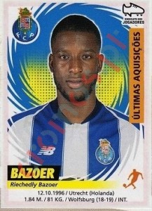 410 Riechedly Bazoer (Porto) – Futebol 2018-2019 Panini