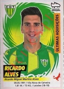 420 Ricardo Alves (Tondela) – Futebol 2018-2019 Panini