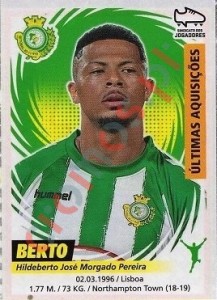 422 Berto (Vitória de Setúbal) – Futebol 2018-2019 Panini