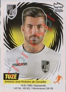 320 Tozé – Futebol 2018-2019 Panini