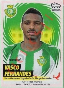 329 Vasco Fernandes – Futebol 2018-2019 Panini