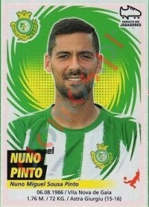 332 Nuno Pinto – Futebol 2018-2019 Panini
