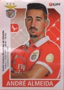 55 André Almeida – Futebol 2017-2018 Panini