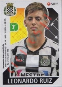 85 Leonardo Ruiz – Futebol 2017-2018 Panini
