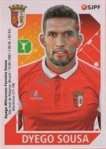 103 Dyego Sousa – Futebol 2017-2018 Panini