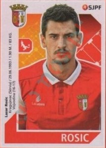 92 Rosic – Futebol 2017-2018 Panini