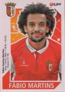 98 Fábio Martins – Futebol 2017-2018 Panini