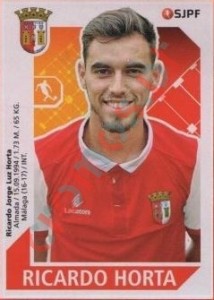 99 Ricardo Horta – Futebol 2017-2018 Panini