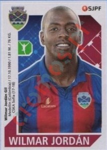 118 Wilmar Jordán – Futebol 2017-2018 Panini