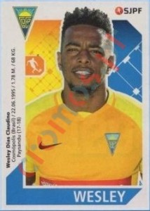 129 Wesley – Futebol 2017-2018 Panini