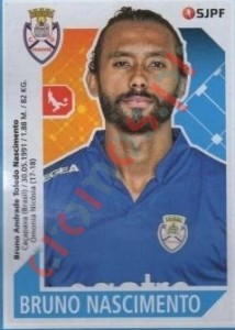 140 Bruno Nascimento – Futebol 2017-2018 Panini