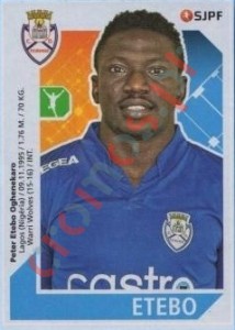 153 Etebo – Futebol 2017-2018 Panini
