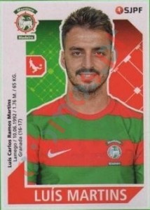 162 Luís Martins – Futebol 2017-2018 Panini