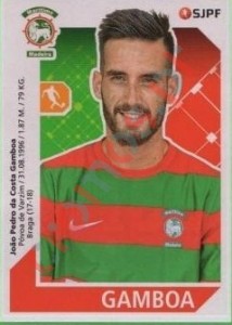 165 Gamboa – Futebol 2017-2018 Panini