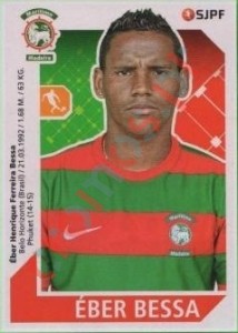 166 Éber Bessa – Futebol 2017-2018 Panini