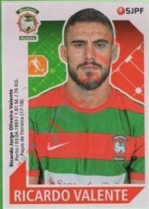 168 Ricardo Valente – Futebol 2017-2018 Panini
