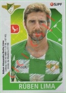179 Rubén Lima – Futebol 2017-2018 Panini