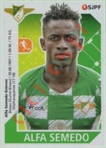 180 Alfa Semedo – Futebol 2017-2018 Panini