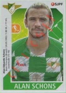 182 Alan Schons – Futebol 2017-2018 Panini