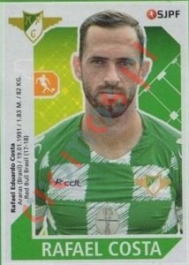 183 Rafael Costa – Futebol 2017-2018 Panini