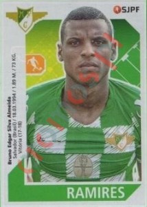 184 Ramires – Futebol 2017-2018 Panini
