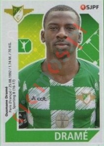 186 Dramé – Futebol 2017-2018 Panini