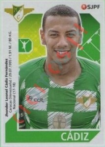 187 Cádiz – Futebol 2017-2018 Panini