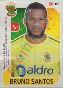 191 Bruno Santos – Futebol 2017-2018 Panini